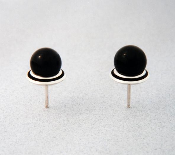 Onyx Bead Studs