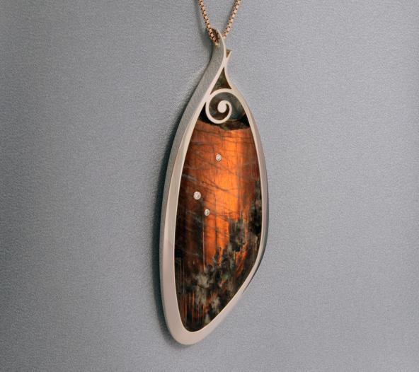 Orange Labradorite