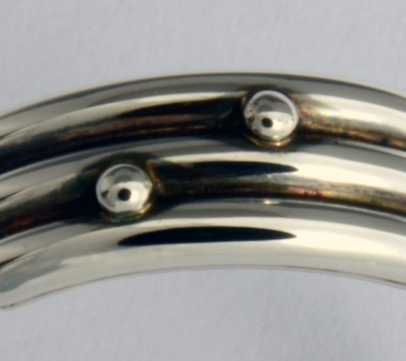 Spiral with two dots, size 8 1/2