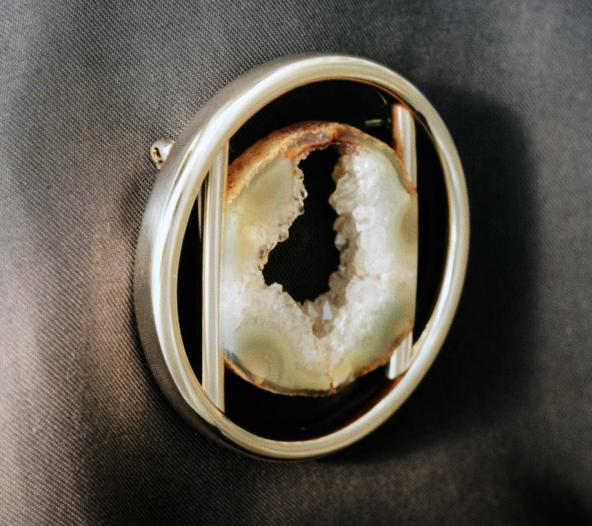 Geode Slice in Circular Design