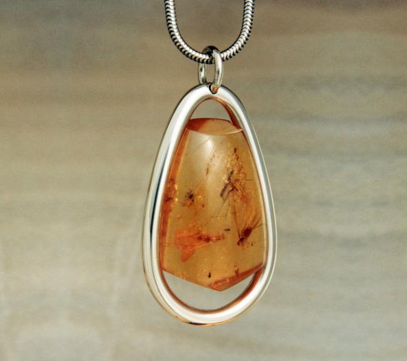 Amber with Several Insects