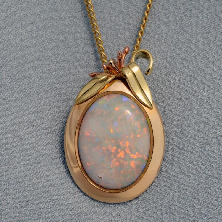 Australian Opal in 14 k. Golds