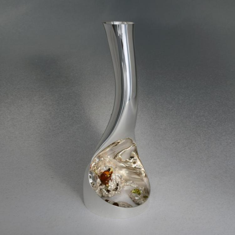 Stem Vase with Textures
