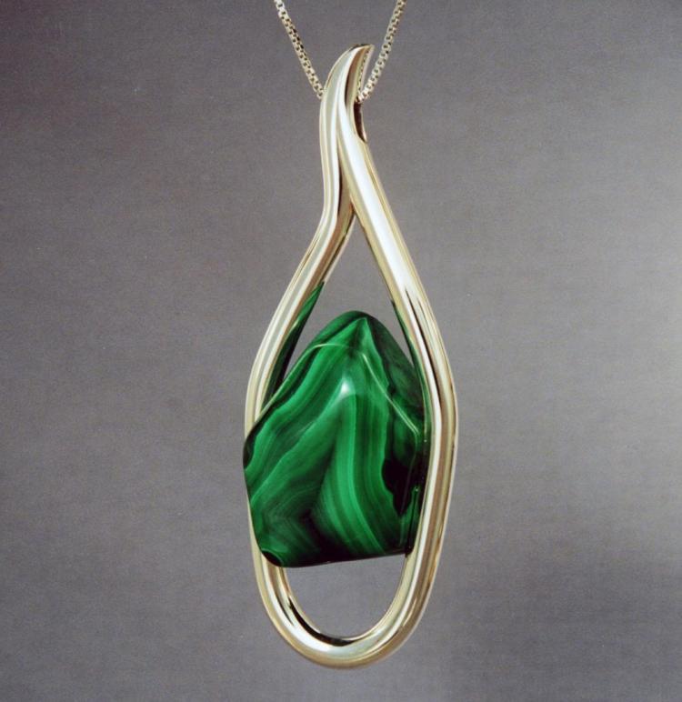 Malachite pendants on sale