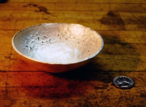 After 9 courses of sinking and annealing.