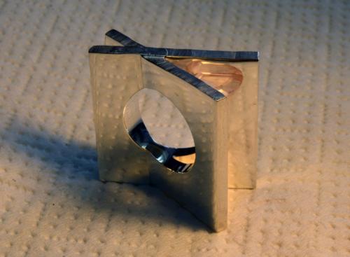 The required finger size is pierced through and those surfaces are polished.