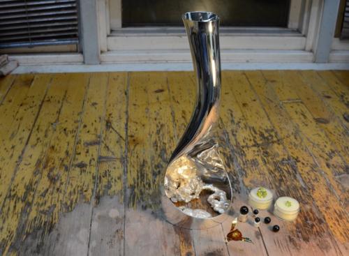 Stem Vase with Textures