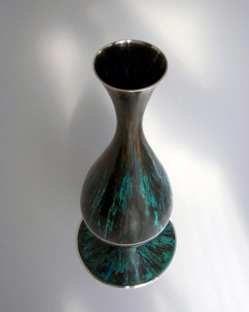 View of the finished piece as seen from above.