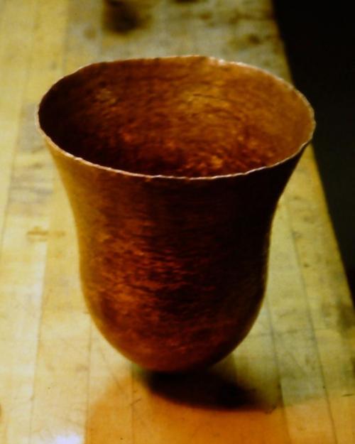 About 25 courses. The circumference is clearly constricting in upon itself as the sides are raised higher.