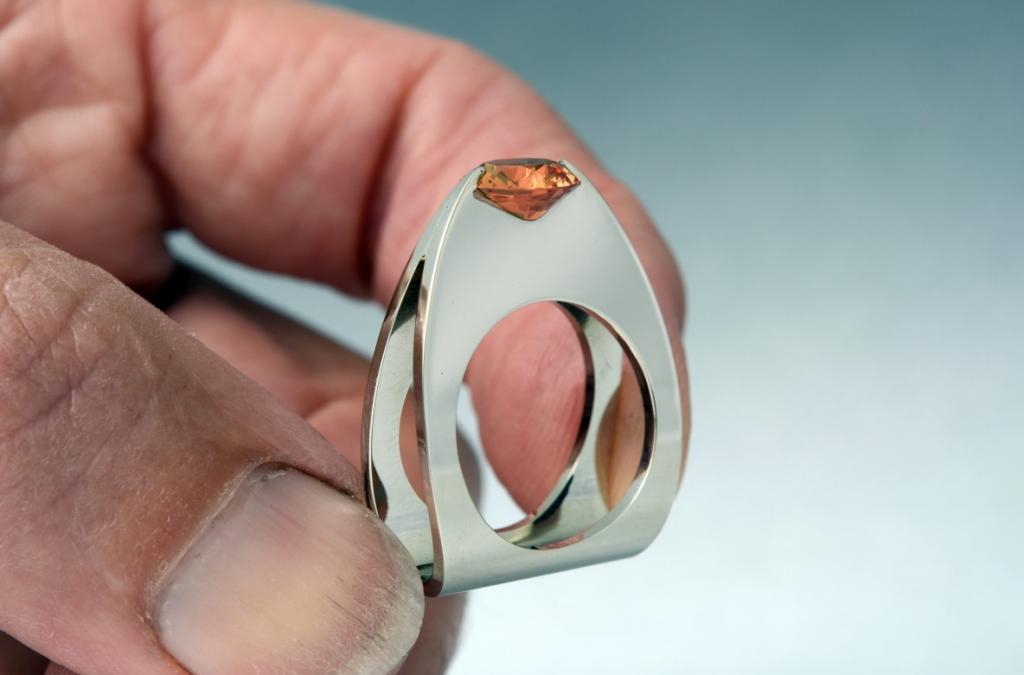 Synthetic Corundum Ring