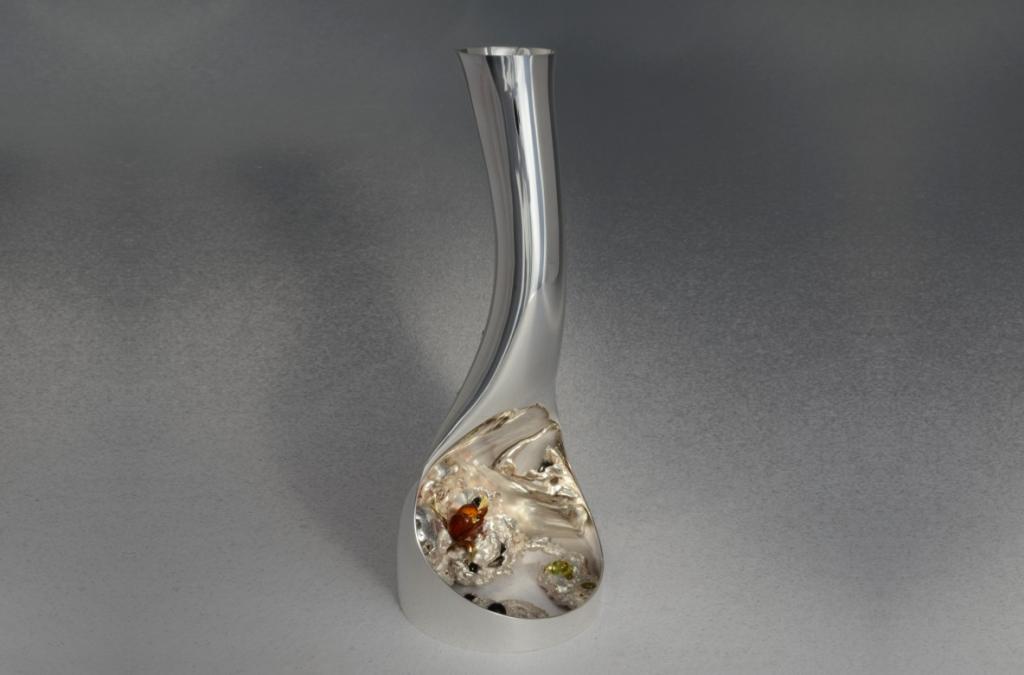 Stem Vase with Textures