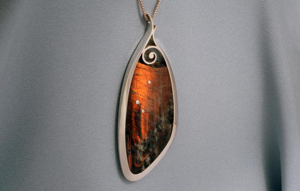 Orange Labradorite