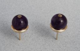 14 k. with Amethyst Beads