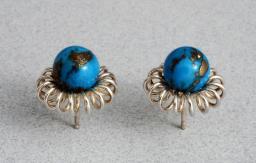 Turquoise and Pyrite Beads