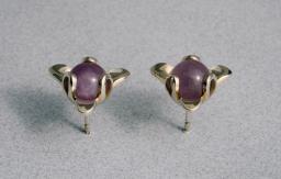 Floral with Pastel Amethyst Beads