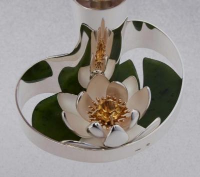 Lotus and Landscape Sculpture
