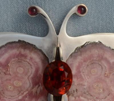 Rhodochrosite Butterfly