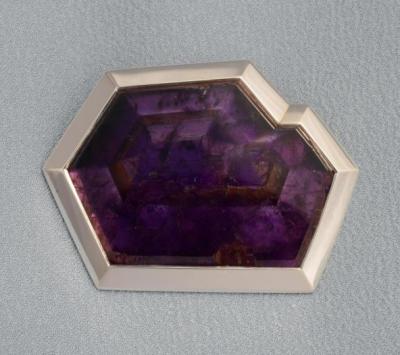 Amethyst Crystal Slice