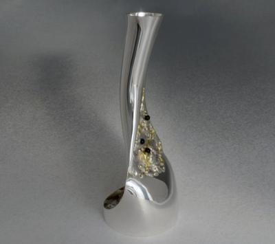 Stem Vase with Textures